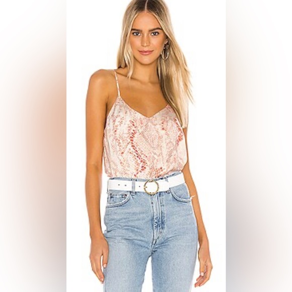 CUPCAKES AND CASHMERE HERMOSA SNAKE SKIN CAMi-TANK.    SIZE S - Picture 3 of 14